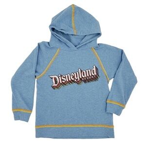 Disney Parks Disneyland Resort Lightweight Kids Pullover Hoodie Blue Sz S Youth